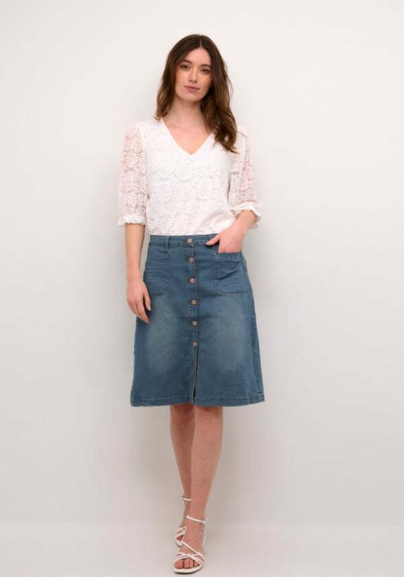 Crlone Skirt Str 44 - Midi Skjørt