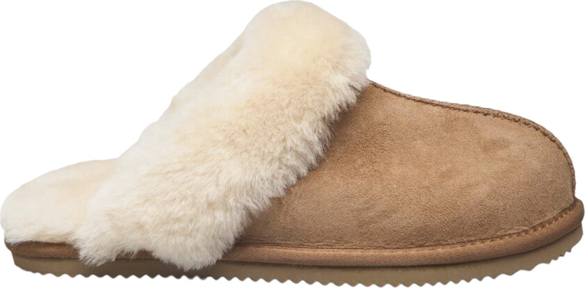 Rhsydney Shearling Reversed Slippers Almond Kvinde Tøfler Str 38