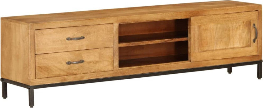 TV-benk heltre mango 140x30x40 cm