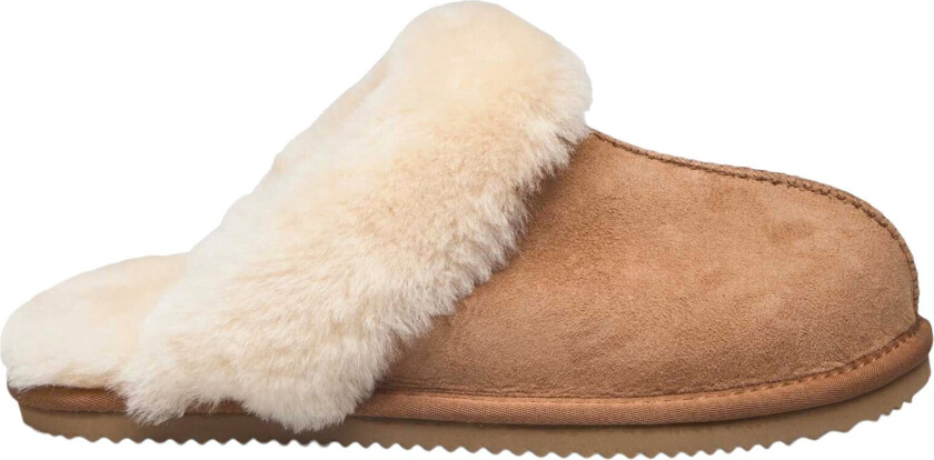 Rhsydney Shearling Reversed Slippers Almond Kvinde Tøfler Str 36