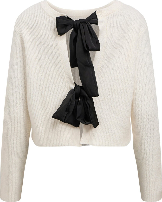 Objparvi Sateen BOW Knit Cardigan D Str L - Gensere