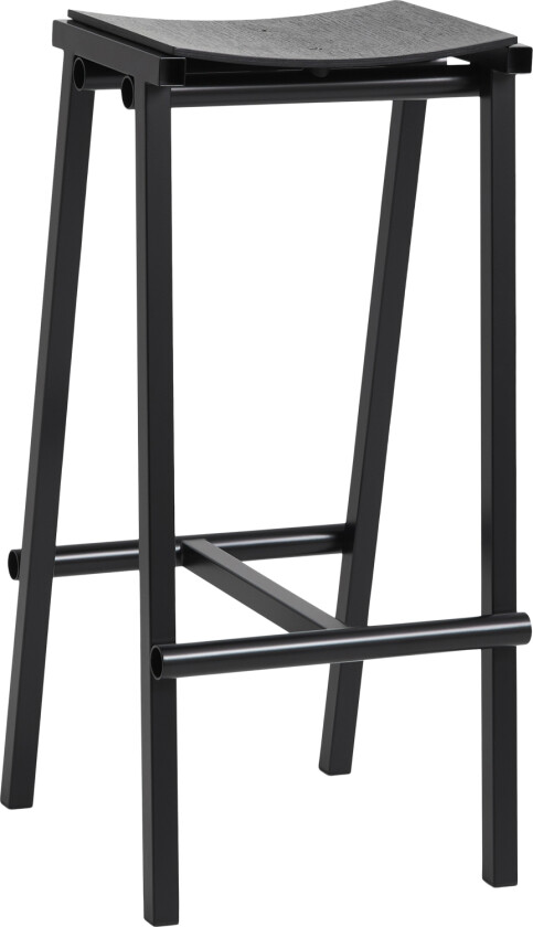 Taburete 8 Bar Stool High Black pow - Barstoler