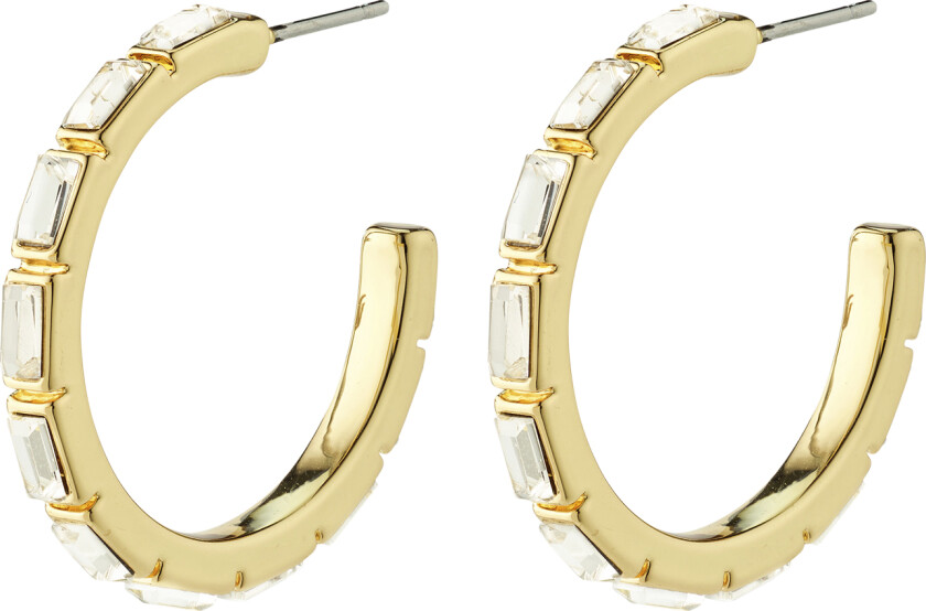 RUE Recycled Hoops Guldbelagt Dance - Kreoler