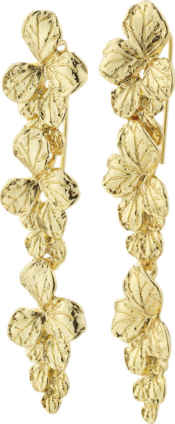 Echo Recycled Earrings Goldplated -Øreringer