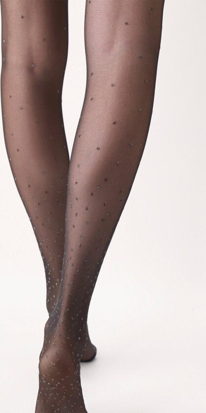 Bright Dots Tights 30 Str S/M - Strømpebukser