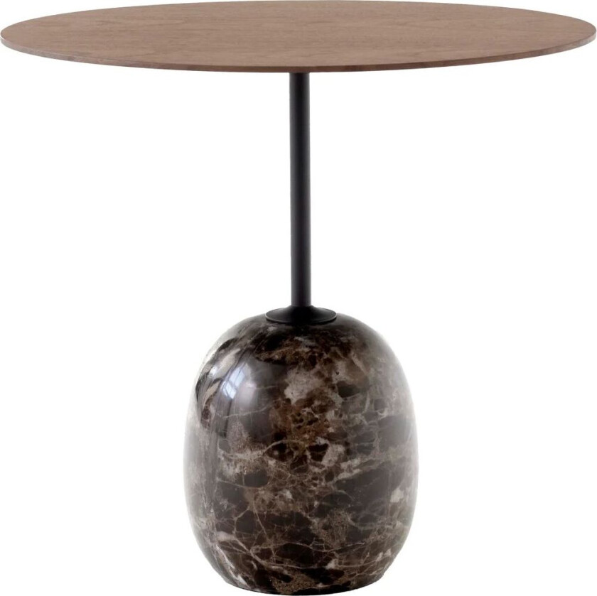 &Tradition Lato LN9 sidebord Walnut-Emparador marble