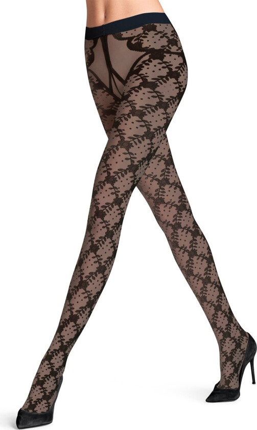 Floral Shower TI Str L - Strømpebukser