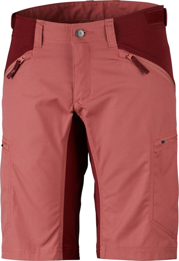 Women's Makke Shorts 44, Crystal/Dark Red