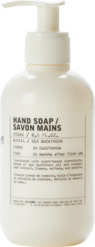 Basil Hand Soap 250ml - Hånd-&Fotpleie