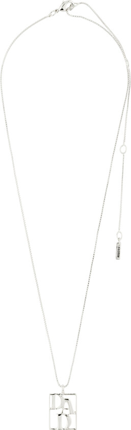 Love TAG, Recycled DAD Necklace Silverplated - Halskjeder Med Anheng