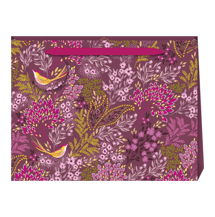 Sara Miller Gavepose Songbird Plum Shopper