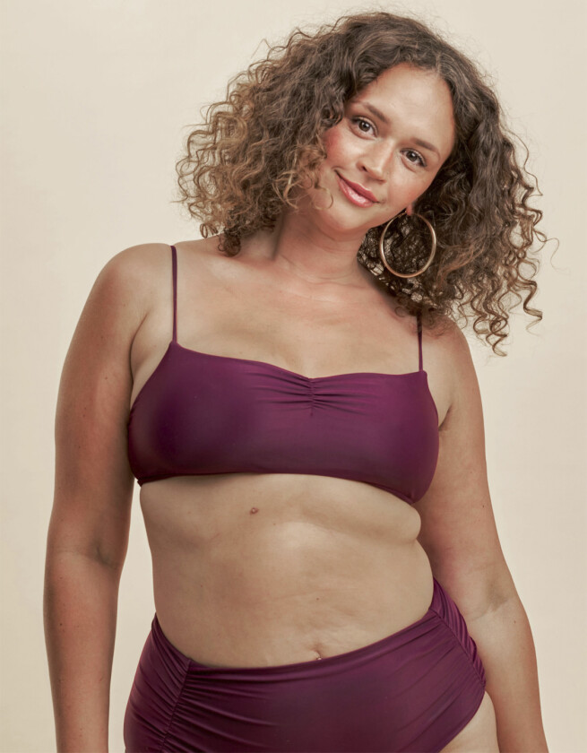 Cartel x Flow Bikini top Deep Str S - Bikini Topper