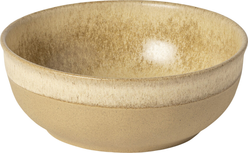 Poke/ramenskål Arenito 98 cl Lysegul Steintøy Str L:1cm B:18.5cm H:7.5cm - Skåler