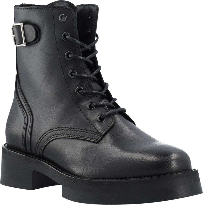 Biapanama Lace Up Boot Smooth Leather Kvinde Snørestøvler Str 37