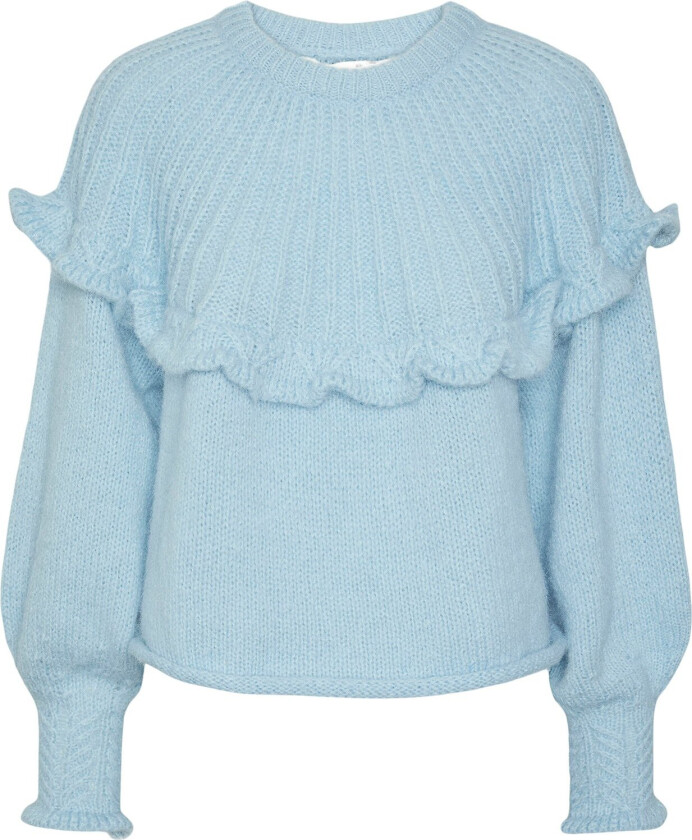 Pcrikka LS Oneck Knit BC Str M - Gensere