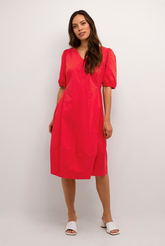 Cuantoinett SS Dress Str M - Midi Kjoler