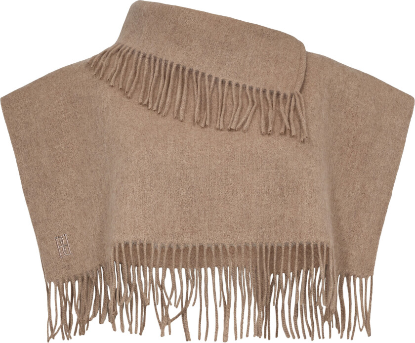 Turtla wool fringe bib