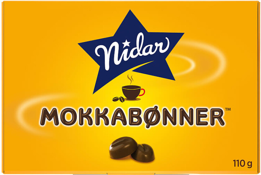 Nidar Mokkabønner 110g