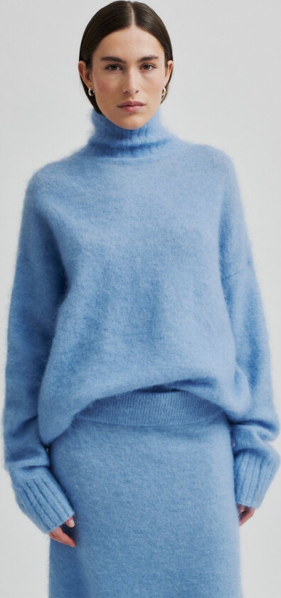 Ina Knit Tneck Str XL - Gensere Mohair