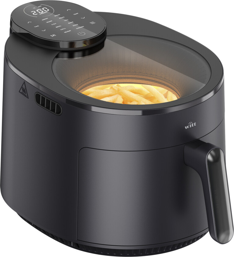 Premium Airfryer Bladeless Black - Airfryer Stål