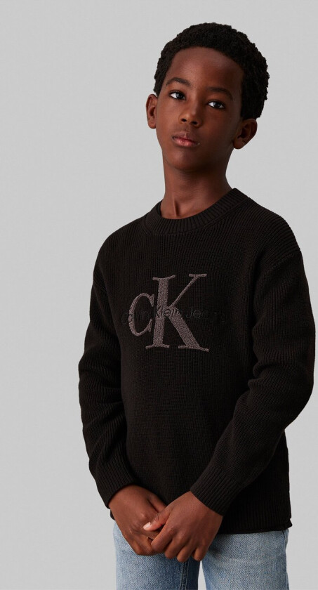 Towelling CK Stitch Sweater Str 16 - Sweatshirts