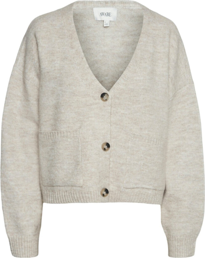 Vmgemma LS Vneck Knit Cardigan VMA Str XS - Cardigans