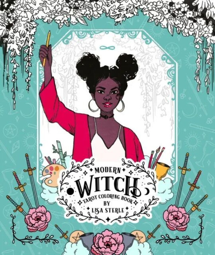 Modern Witch Tarot Coloring Book av Lisa Sterle