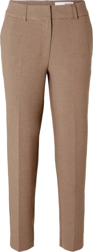 Slfritaria MW Crop Pant Camel MEL Str 40 - Smale Ben