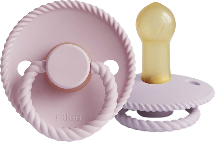 Rope Runde Sutter i Latex 2pak . 2 - Baby Pink/soft Lilac - Smokker