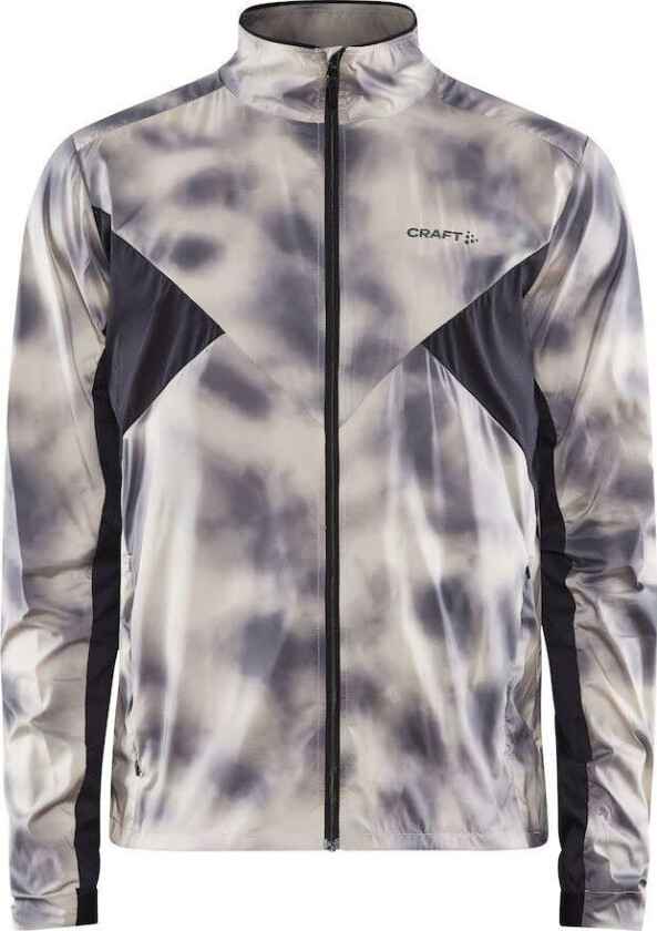 Men's Adv Essence Wind Jacket XXL, Ecru/Black