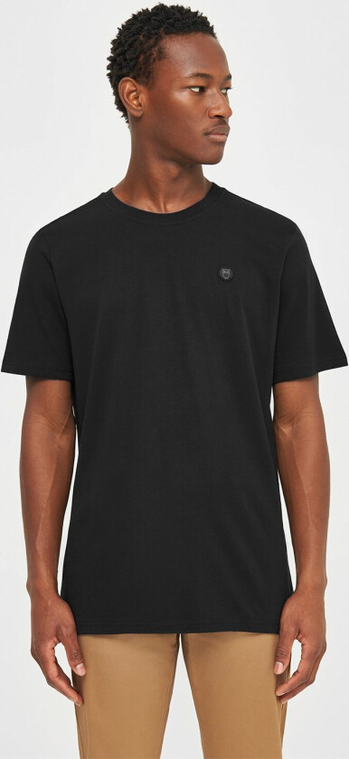 Loke Badge tee Regenerative Organic Certified - Gots/vegan Str L - Kortermede T-skjorter