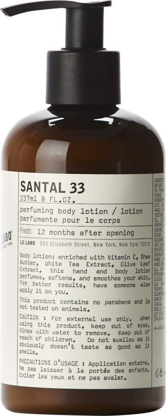 Santal 33 Perfuming Body Lotion 237ml - Kremer