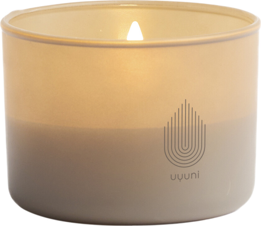 Glass Candle, Beige, 8,2x6 cm - Duftlys
