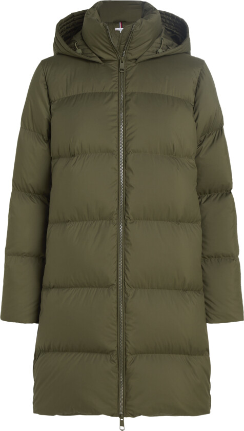 HW Down Casual Coat Str S - Ullfrakker