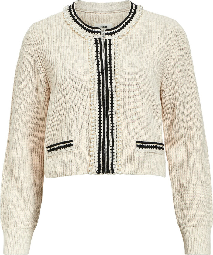 Objperla LS RE Knit Cardigan 136 Str XL - Gensere