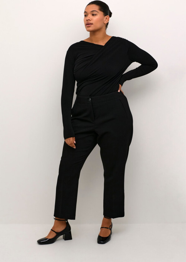 Kcaidi Jersey Blouse Str S - Langermede Bluser