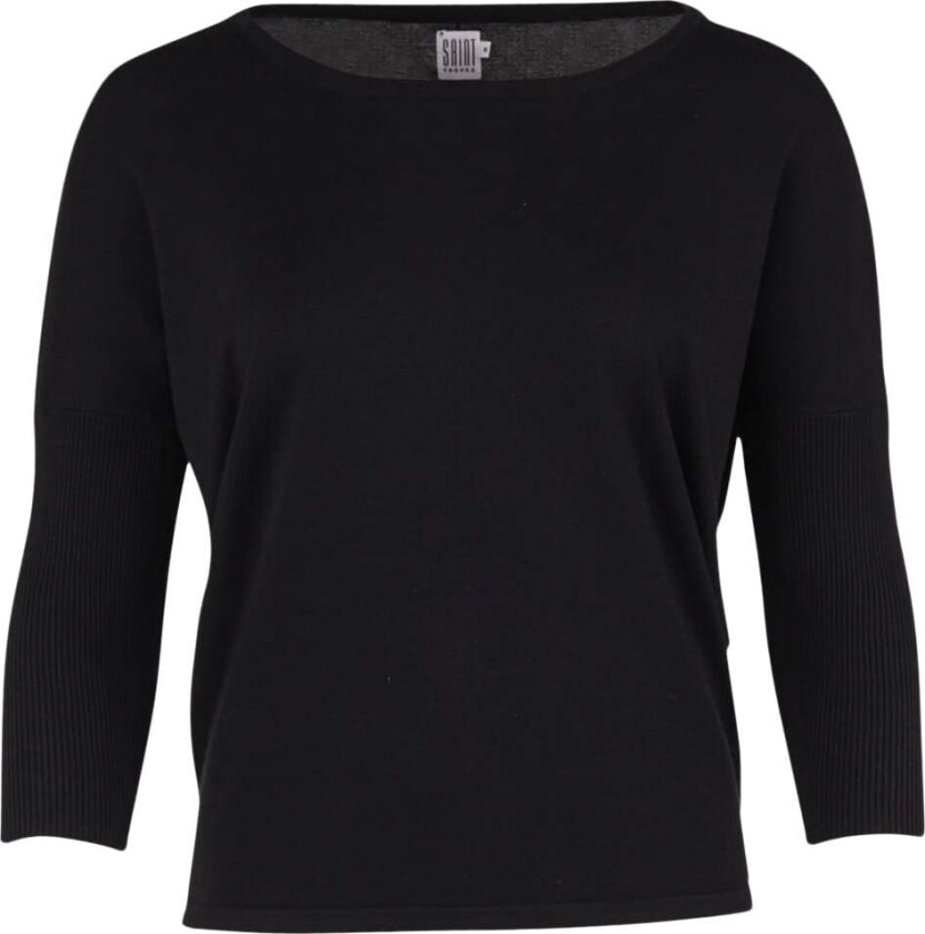 Knit Blouse W RIB SL Str S - Gensere