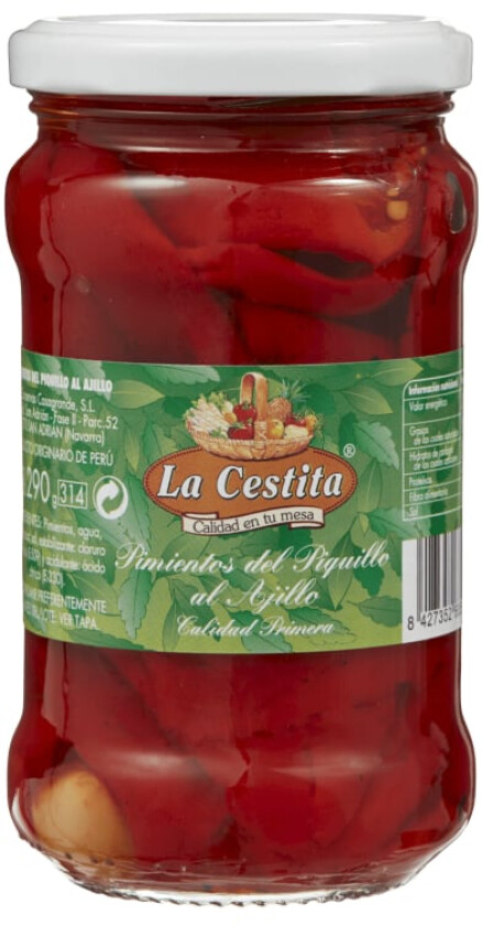 Paprika Rød m/Hvitløk 290g