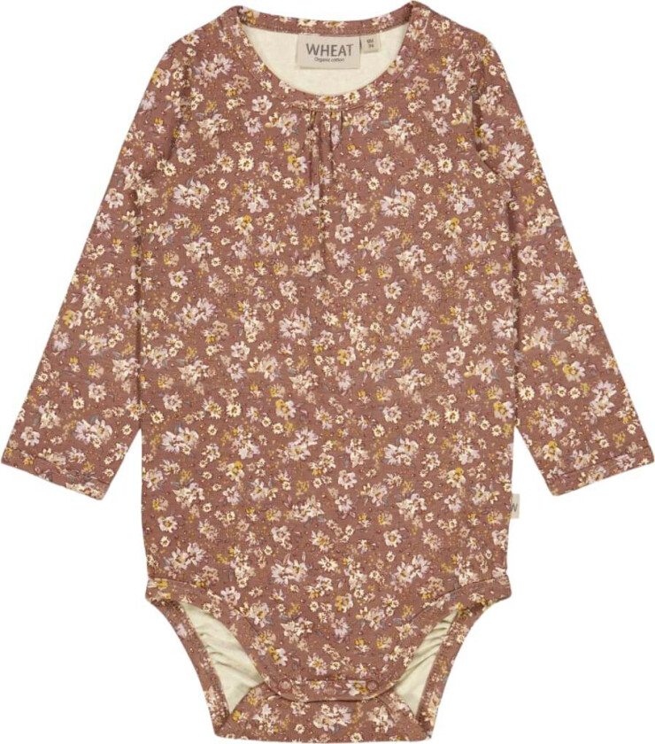 Body Liv Str 74/9m - Langermet Bodies Bomull