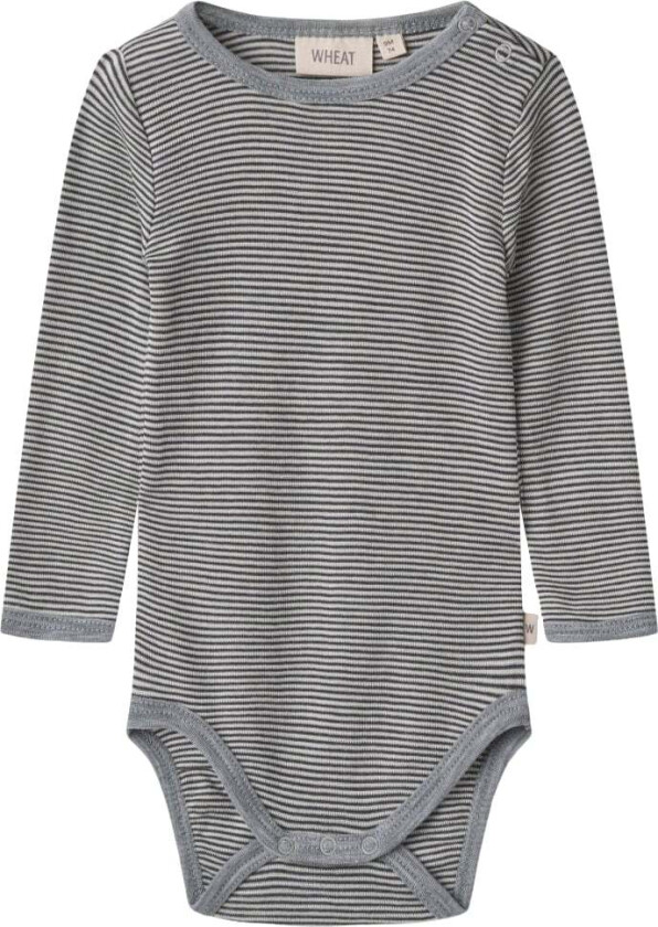 Langærmet Uld Body Str 68/6m - Langermet Bodies Merinoull