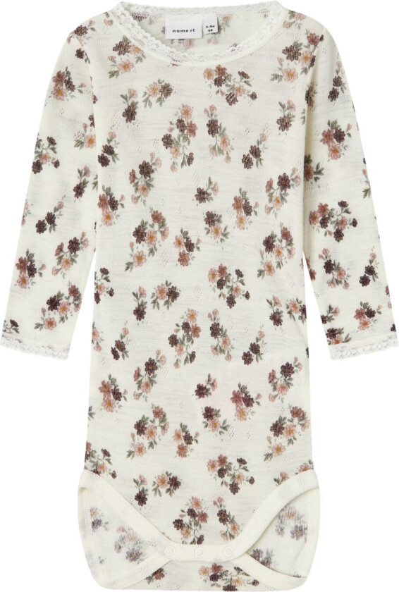 Nbfwang Wool Needle LS Body Noos Str 68 - Langermet Bodies