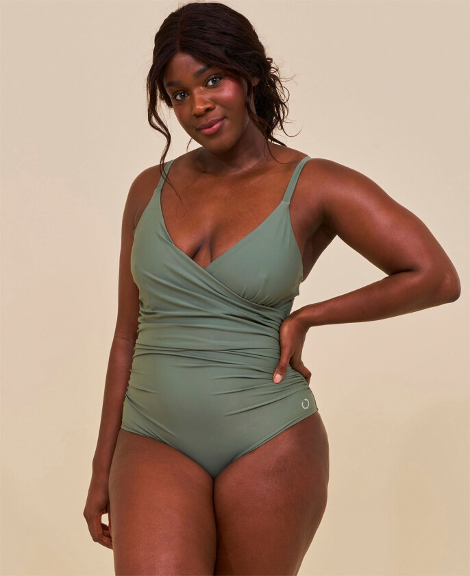 Medewi Drapert Badedrakt Str M - Badedrakter Nylon