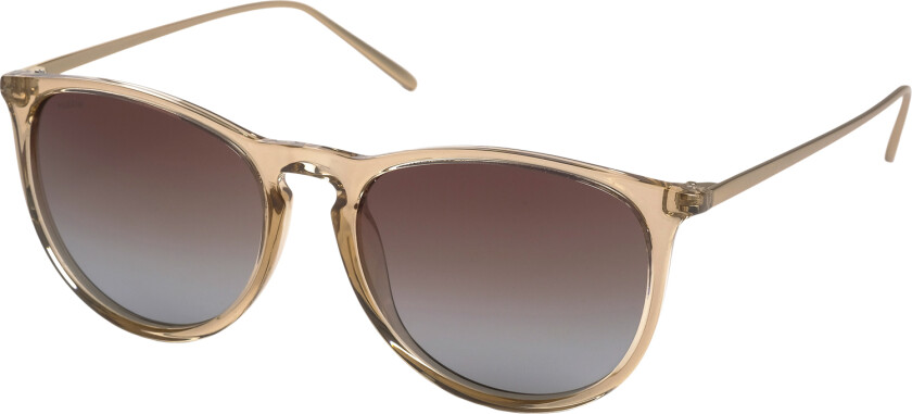 Vanille Sunglasses Light Brown/gold - Solbriller Glass