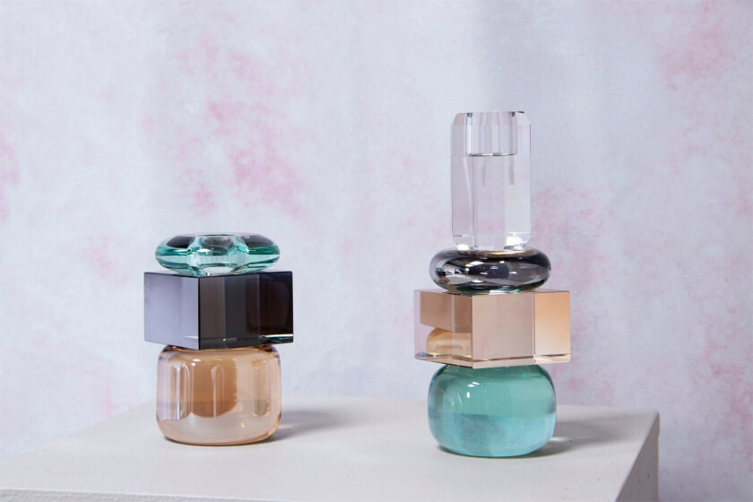 Ballota Lysestage Str H11 x B7 x L7 cm - Kronelysestaker