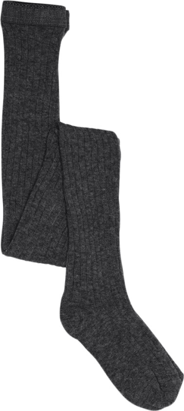 Tights Cotton rib Str 2år / 90 cm - Strømpebukser