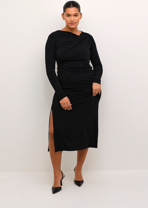 Kcaidi Jersey Dress Str M - Midi Kjoler