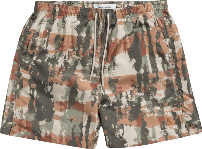Hauge Printed Swimmers Str M - Badeshorts