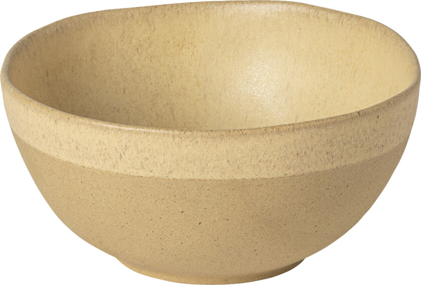 Skål Arenito 65 cl Lysegul Steintøy Str L:0cm B:15.8cm H:7.7cm - Skåler