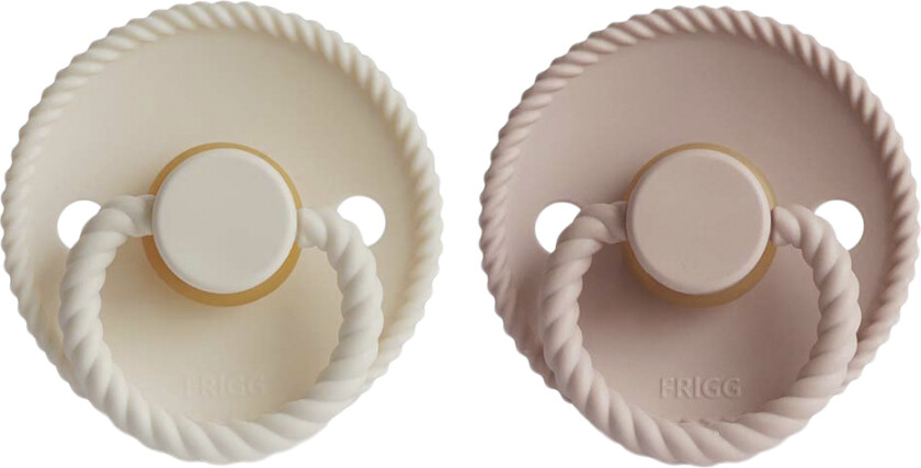 Rope Runde Sutter i Latex 2pak . 2 - Blush/cream - Smokker