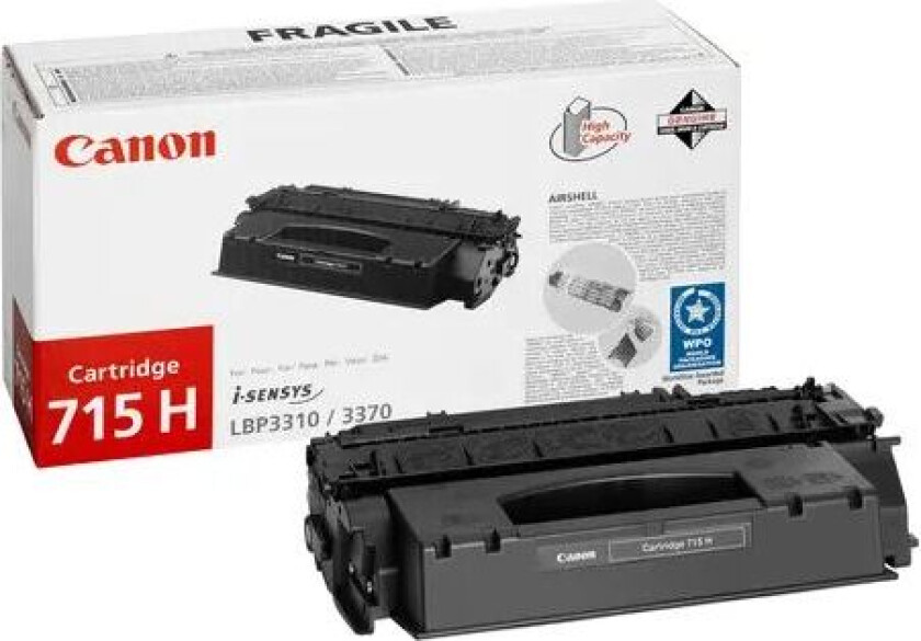 Toner Svart 715h 7k - Lbp3370/3310